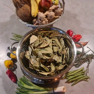 Jamaican ackee leaves dried organic 50g - traditional cold and flu remedy